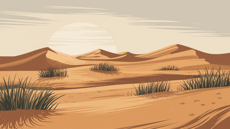 Illustration of farmland and canyon country near Twin Falls, Idaho